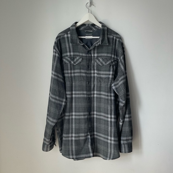 COLUMBIA Men’s Button Up Collared Flannel Shirt - Picture 1 of 9